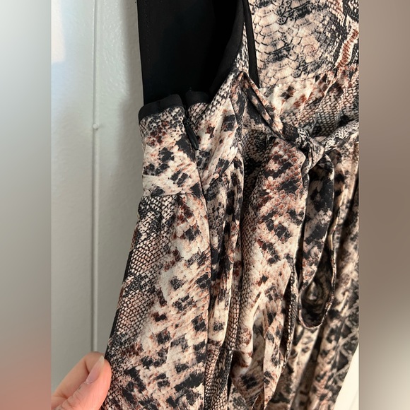 Topshop snakeprint dress cut out sexy wedding party going out summer - Picture 9 of 10